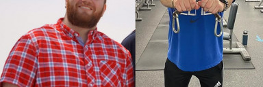 100 lbs Weight Loss 6 foot Male 310 lbs to 210 lbs