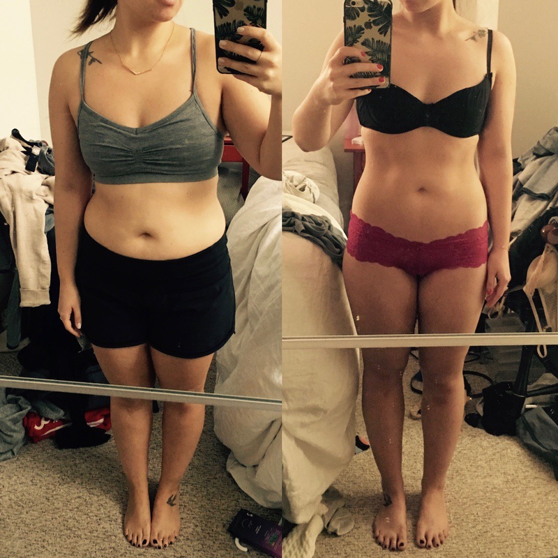 12 lbs Fat Loss 5'2 Female 138 lbs to 126 lbs