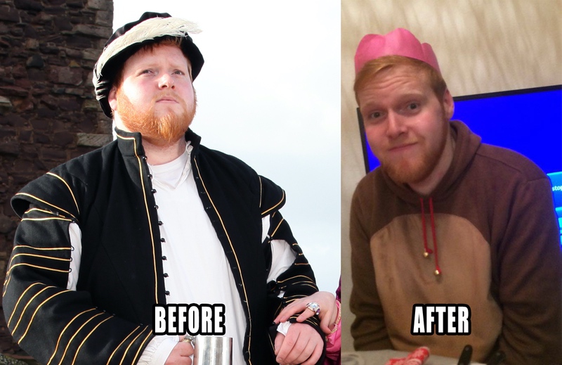 6 foot 2 Male 75 lbs Weight Loss Before and After 335 lbs to 260 lbs