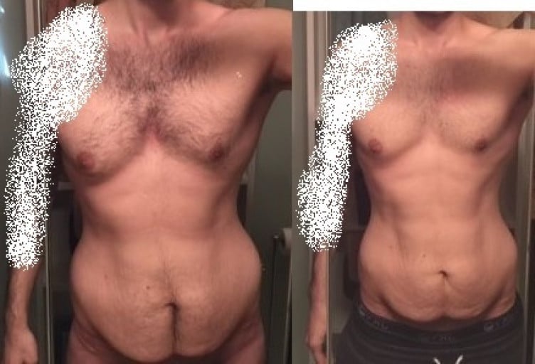 M/28/6'0" [182 > 177 = 5lbs] (7 weeks) Fat loss progress