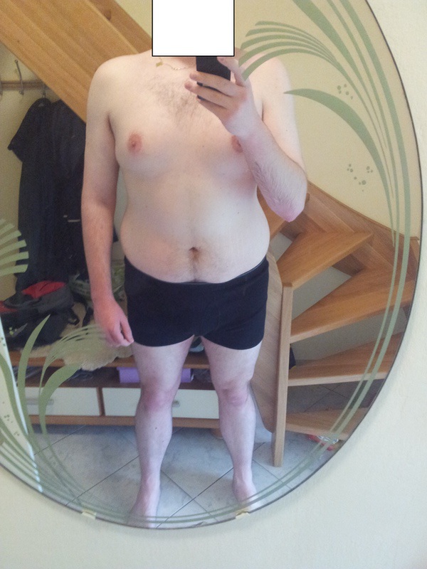 69 lbs Fat Loss Before and After 6'8 Male 304 lbs to 235 lbs