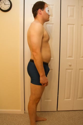 A photo of a 5'11" man showing a snapshot of 189 pounds at a height of 5'11