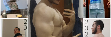 30 lbs Muscle Gain Before and After 5 feet 5 Male 125 lbs to 155 lbs