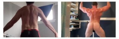 Progress Pics of 50 lbs Muscle Gain 6 foot 1 Male 175 lbs to 225 lbs
