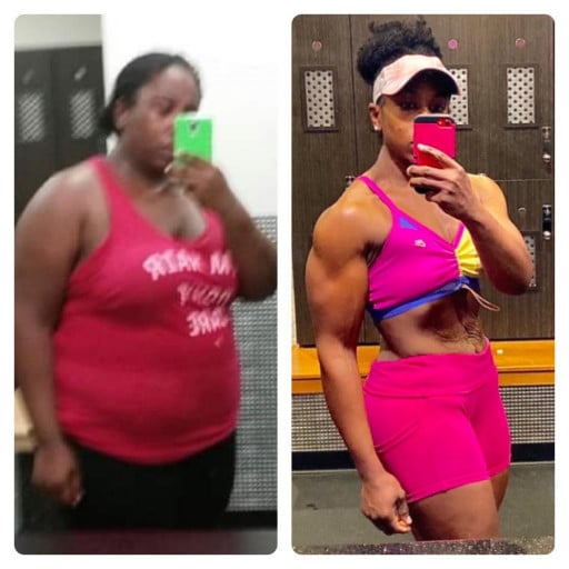 112 lbs Weight Loss 5 foot 4 Female 265 lbs to 153 lbs