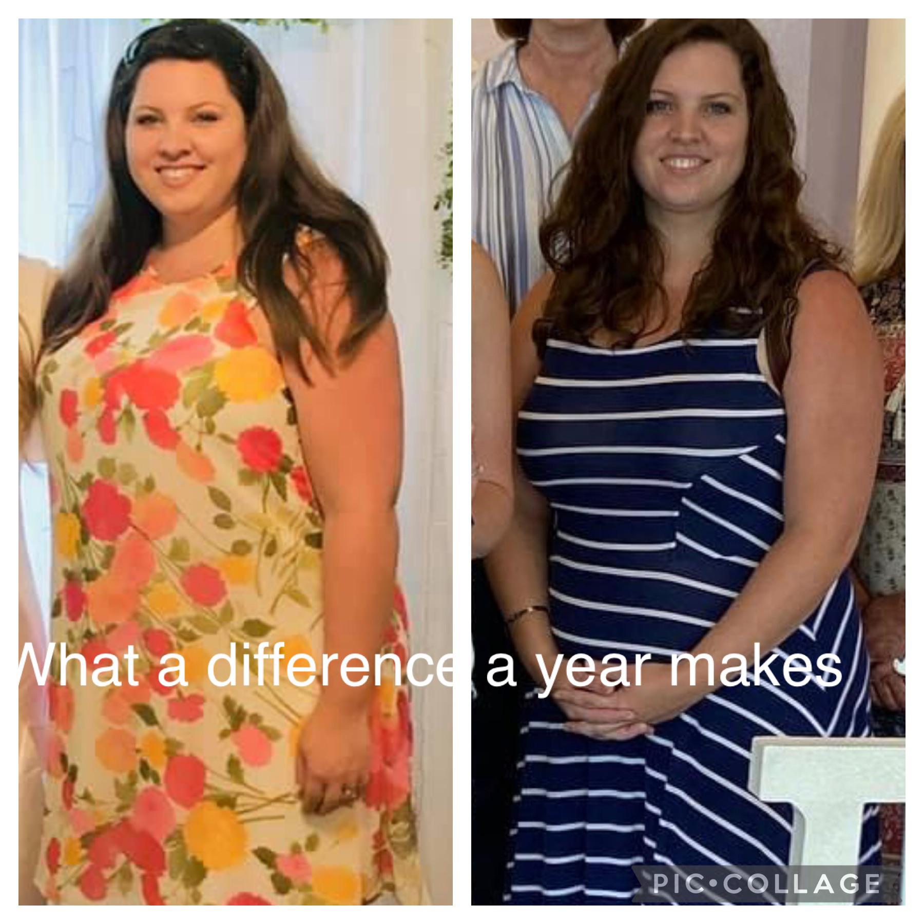 Progress Pics of 42 lbs Fat Loss 5'3 Female 232 lbs to 190 lbs