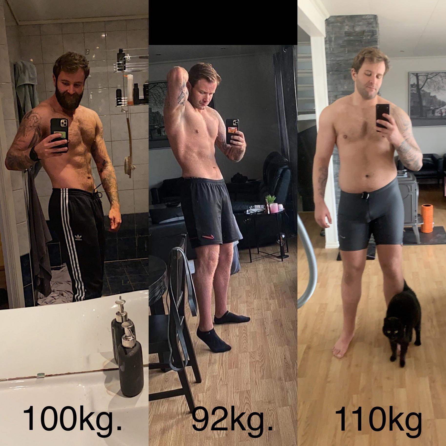 6 foot 2 Male 18 lbs Weight Loss Before and After 243 lbs to 225 lbs