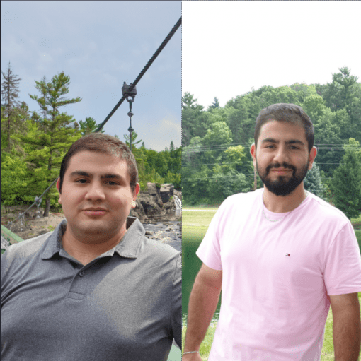 5'5 Male Before and After 61 lbs Weight Loss 227 lbs to 166 lbs