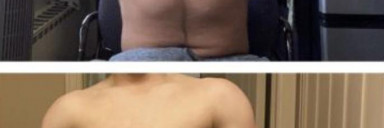5 foot 8 Male 52 lbs Muscle Gain Before and After 120 lbs to 172 lbs