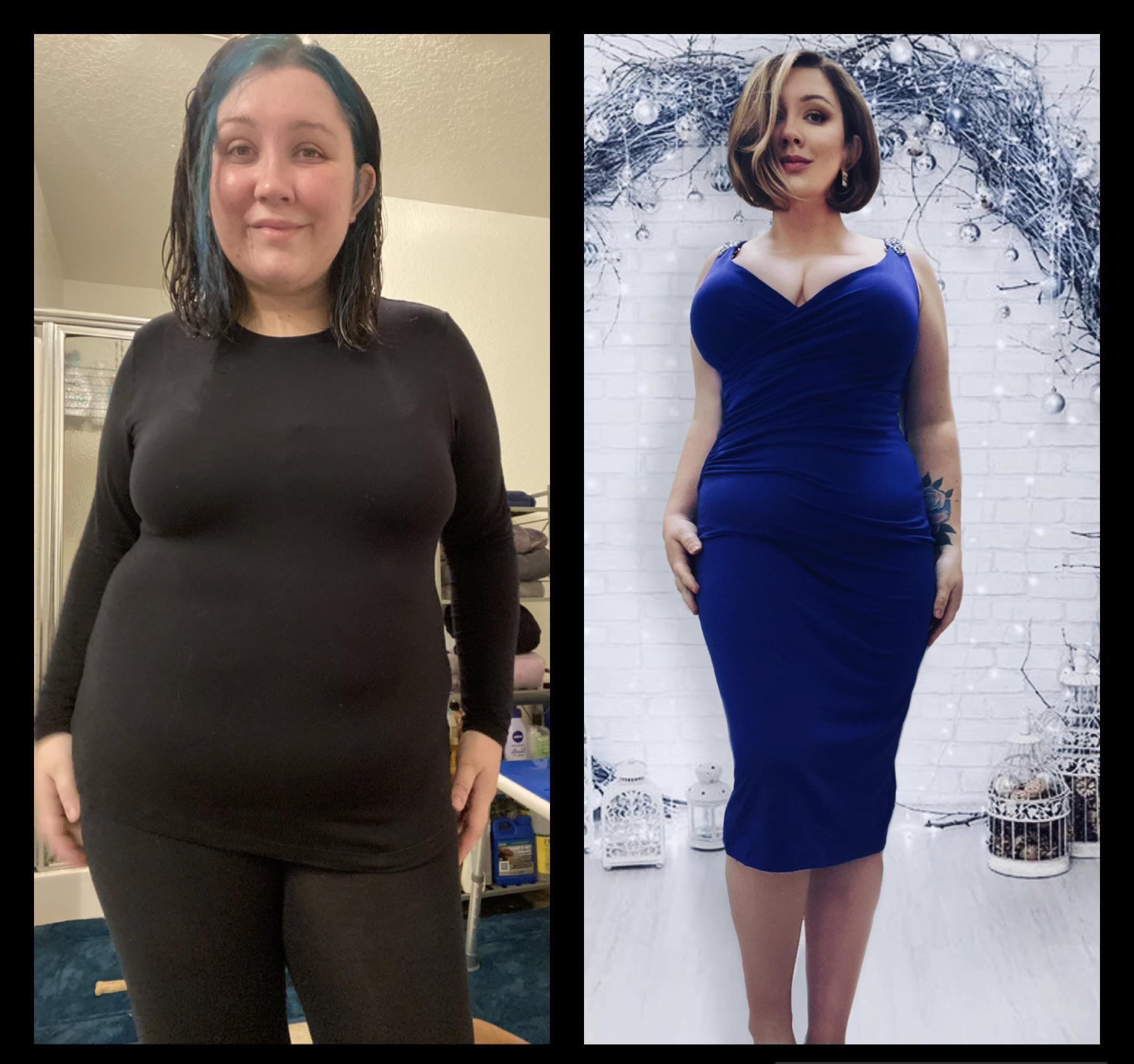 5 foot 3 Female 50 lbs Fat Loss 235 lbs to 185 lbs