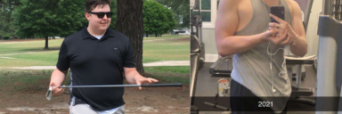 77 lbs Fat Loss 6 foot 1 Male 287 lbs to 210 lbs
