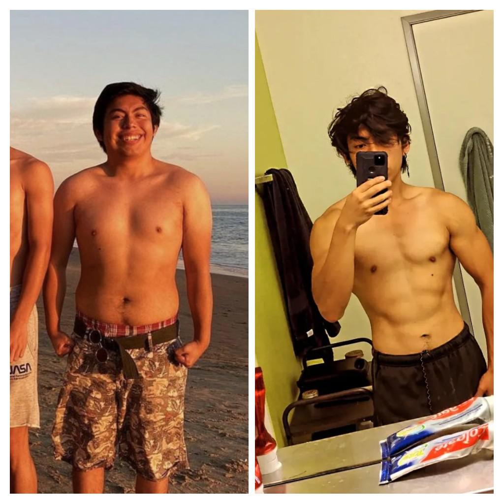 36 lbs Fat Loss 5'7 Male 176 lbs to 140 lbs