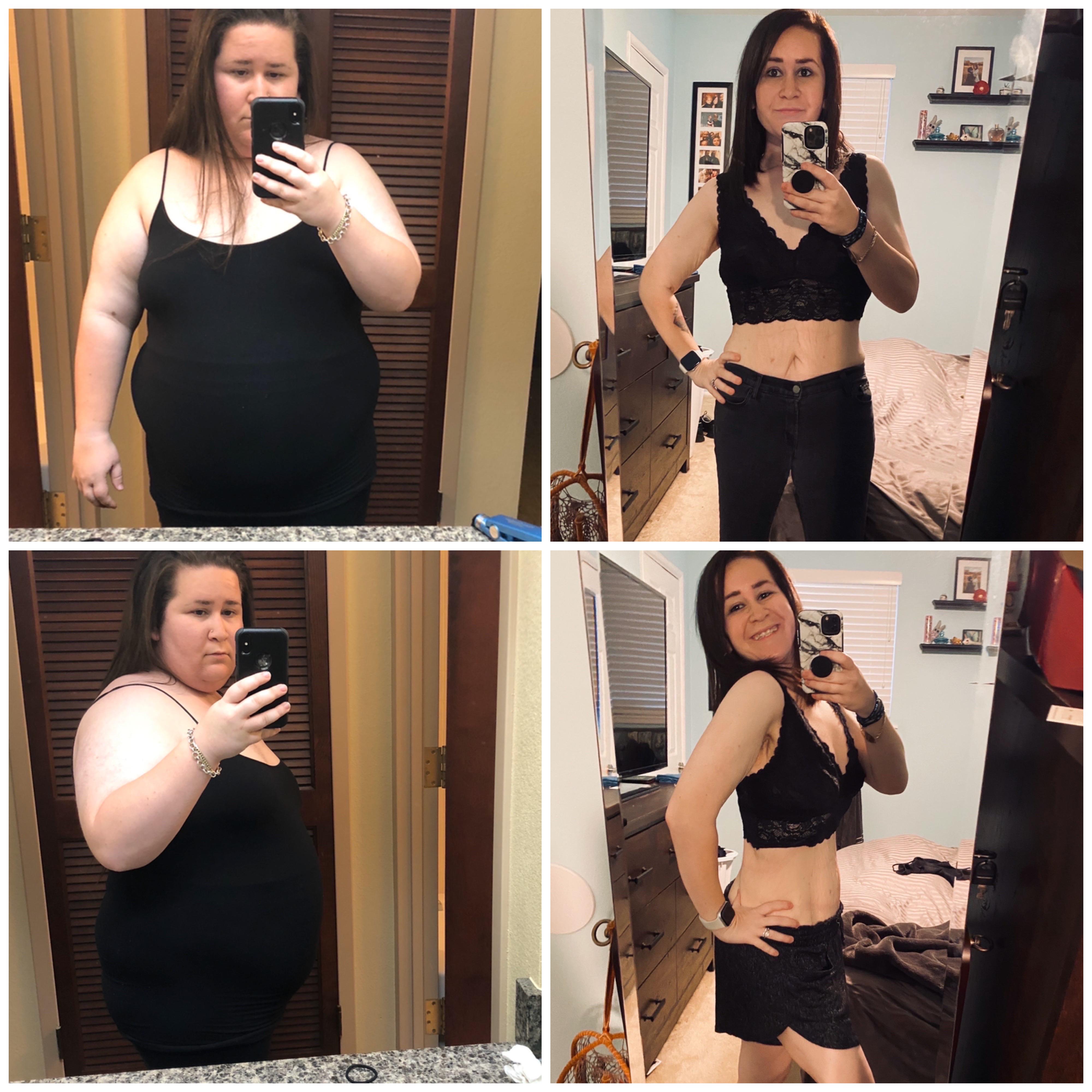 5 feet 2 Female 128 lbs Fat Loss 256 lbs to 128 lbs