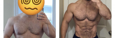 Before and After 24 lbs Fat Loss 5 feet 8 Male 225 lbs to 201 lbs