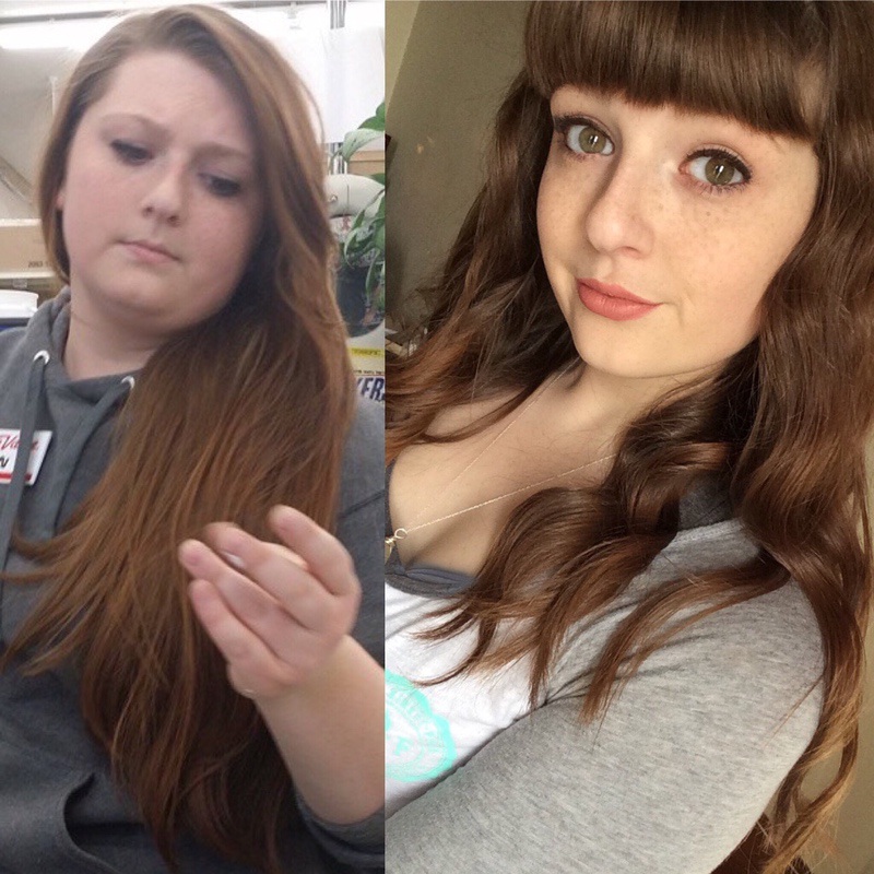 5 foot 5 Female 55 lbs Weight Loss Before and After 225 lbs to 170 lbs