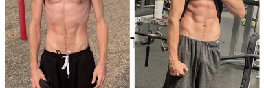 6 feet 2 Male 40 lbs Weight Gain 100 lbs to 140 lbs