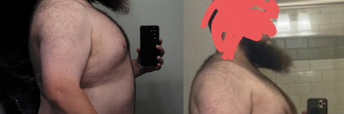 Progress Pics of 60 lbs Weight Loss 6'1 Male 350 lbs to 290 lbs