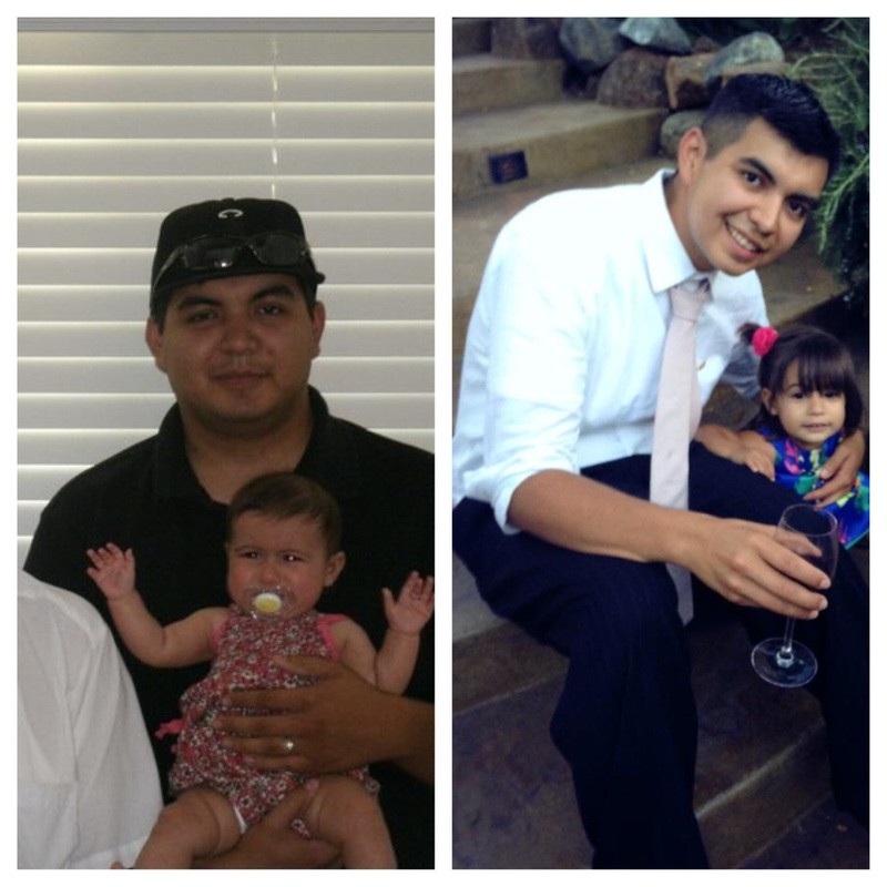 6 foot Male 75 lbs Weight Loss Before and After 270 lbs to 195 lbs