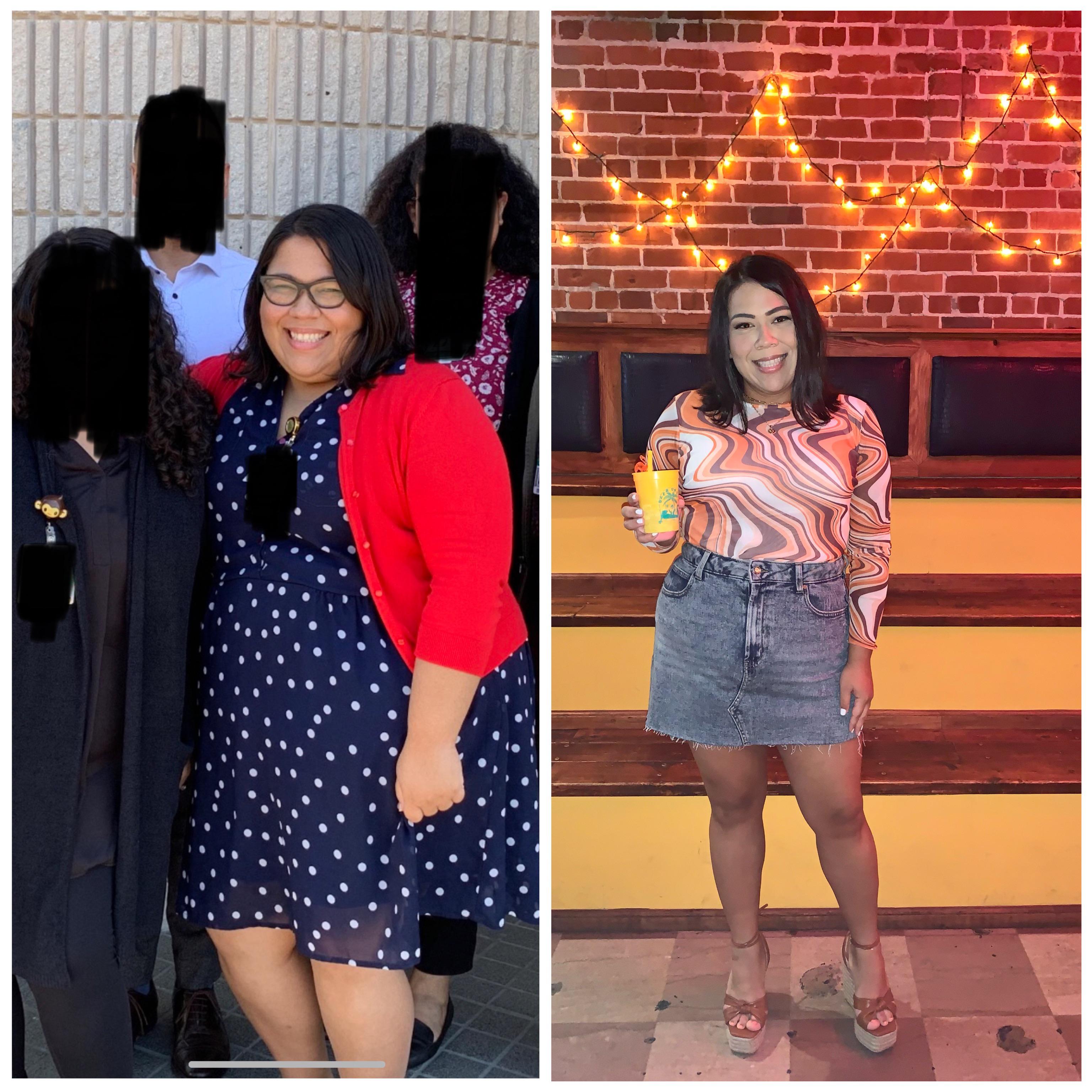 5 foot 3 Female Progress Pics of 100 lbs Weight Loss 270 lbs to 170 lbs