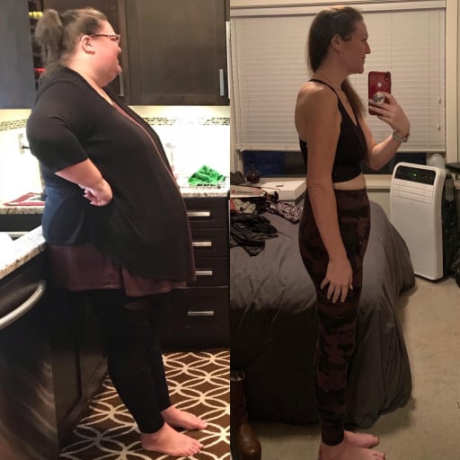 5 foot 9 Female 197 lbs Weight Loss 344 lbs to 147 lbs