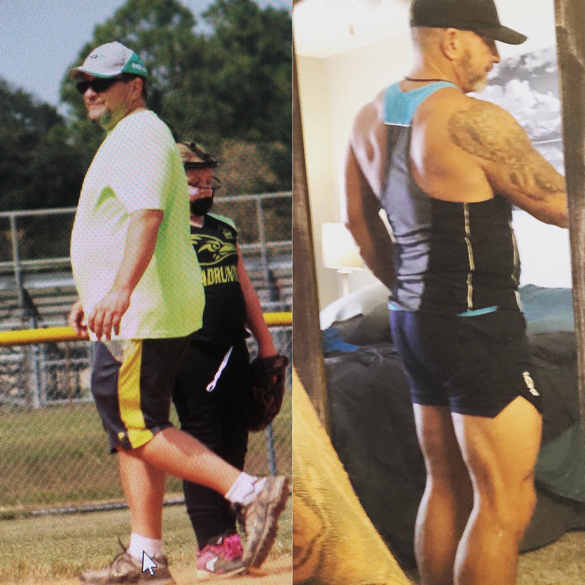 5 feet 8 Male Before and After 60 lbs Weight Loss 250 lbs to 190 lbs