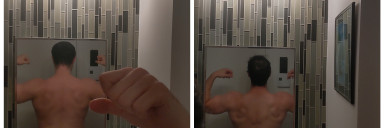 5 foot 11 Male Before and After 19 lbs Fat Loss 186 lbs to 167 lbs