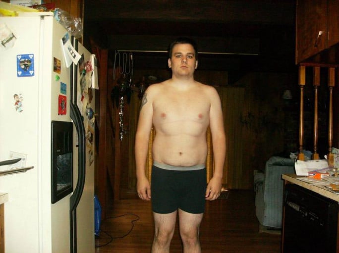A progress pic of a 5'10" man showing a snapshot of 202 pounds at a height of 5'10
