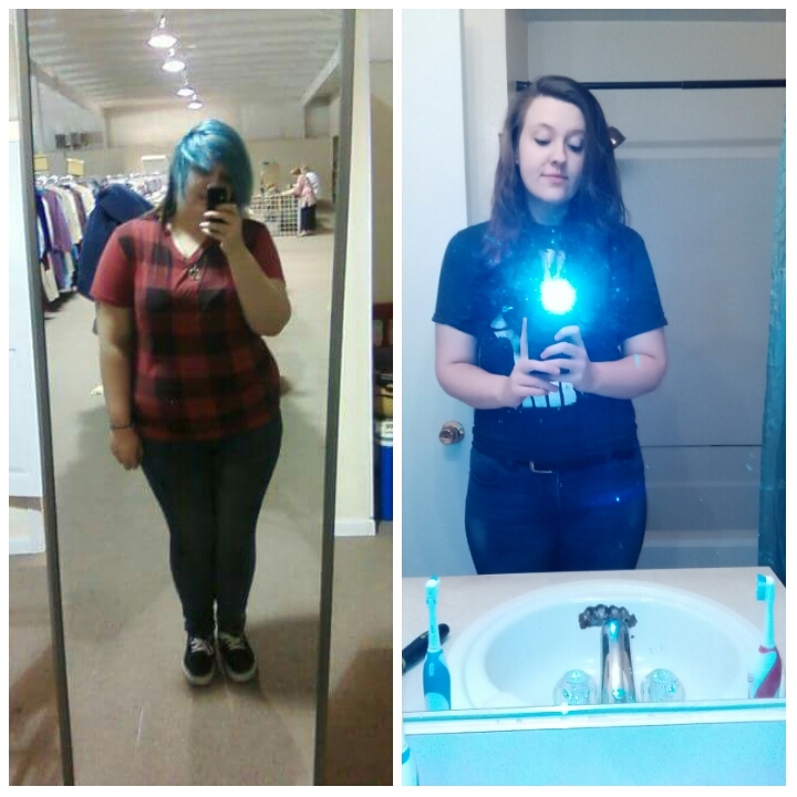 5 feet 8 Female 90 lbs Fat Loss Before and After 280 lbs to 190 lbs