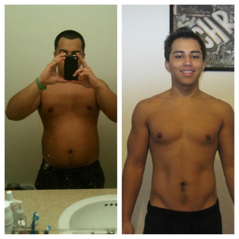 5 foot 6 Male Before and After 27 lbs Fat Loss 182 lbs to 155 lbs
