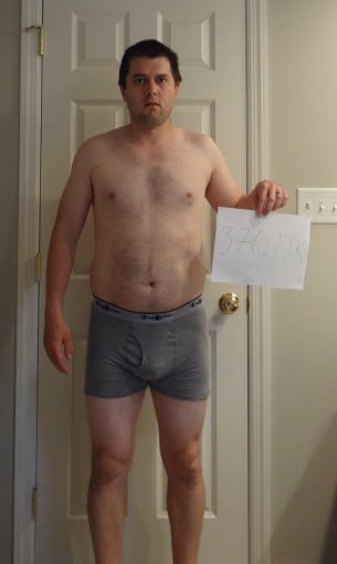 A picture of a 5'10" male showing a snapshot of 188 pounds at a height of 5'10