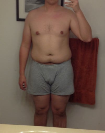 23 Year Old Male Loses Pounds but Remains the Same Weight of 238