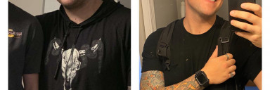 Progress Pics of 51 lbs Weight Loss 6 feet 3 Male 301 lbs to 250 lbs