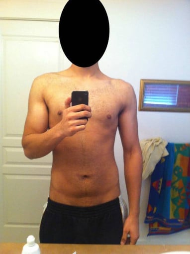 A progress pic of a 6'2" man showing a weight loss from 257 pounds to 185 pounds. A total loss of 72 pounds.