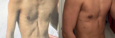 Progress Pics of 30 lbs Weight Gain 5 feet 9 Male 115 lbs to 145 lbs