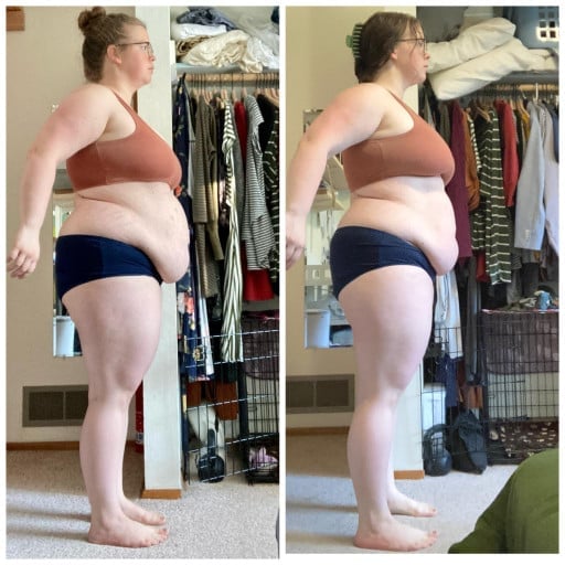15 lbs Weight Loss Before and After 5 feet 5 Female 239 lbs to 224 lbs