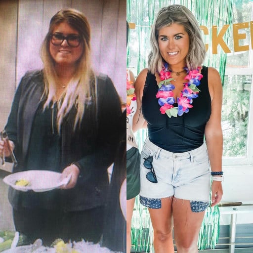 F/29's Inspiring Weight Loss Journey over 2 Years