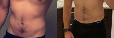 Before and After 15 lbs Weight Gain 5 feet 5 Male 140 lbs to 155 lbs