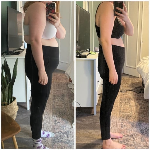 F/24/5’6” [180 > 140 = 40 lb] (8 months) Majority lost in first 4 months. Posting for motivation as my weight loss has slowed lately :)