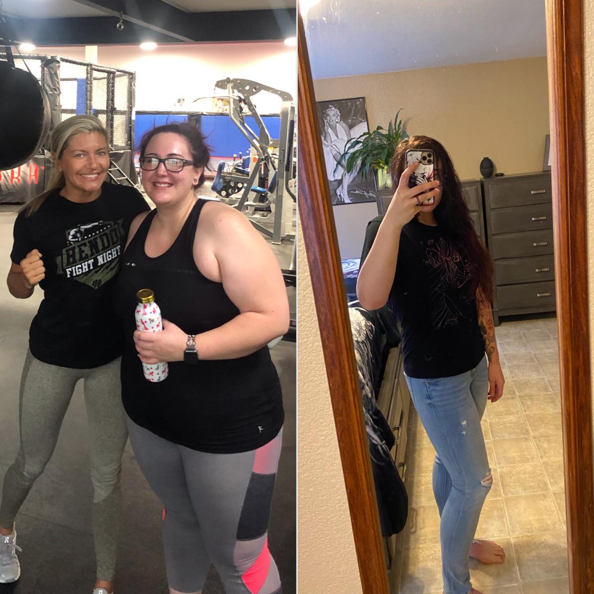 Progress Pics of 108 lbs Fat Loss 5'5 Female 273 lbs to 165 lbs