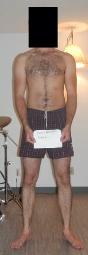 A photo of a 6'2" man showing a snapshot of 185 pounds at a height of 6'2