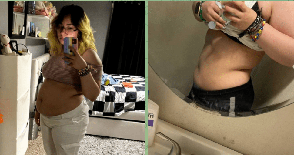 10 lbs Fat Loss Before and After 5 foot Female 200 lbs to 190 lbs