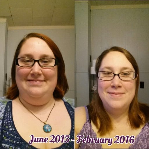 5'4 Female 88 lbs Fat Loss Before and After 363 lbs to 275 lbs