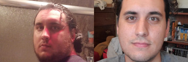 6 foot Male Progress Pics of 124 lbs Fat Loss 349 lbs to 225 lbs