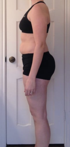 A progress pic of a 5'10" woman showing a snapshot of 183 pounds at a height of 5'10