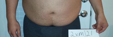 3 Pictures of a 5 foot 10 258 lbs Male Weight Snapshot