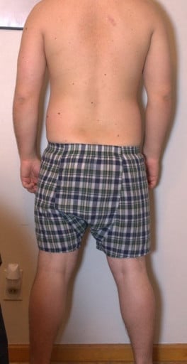 3 Pictures of a 5'5 160 lbs Male Weight Snapshot