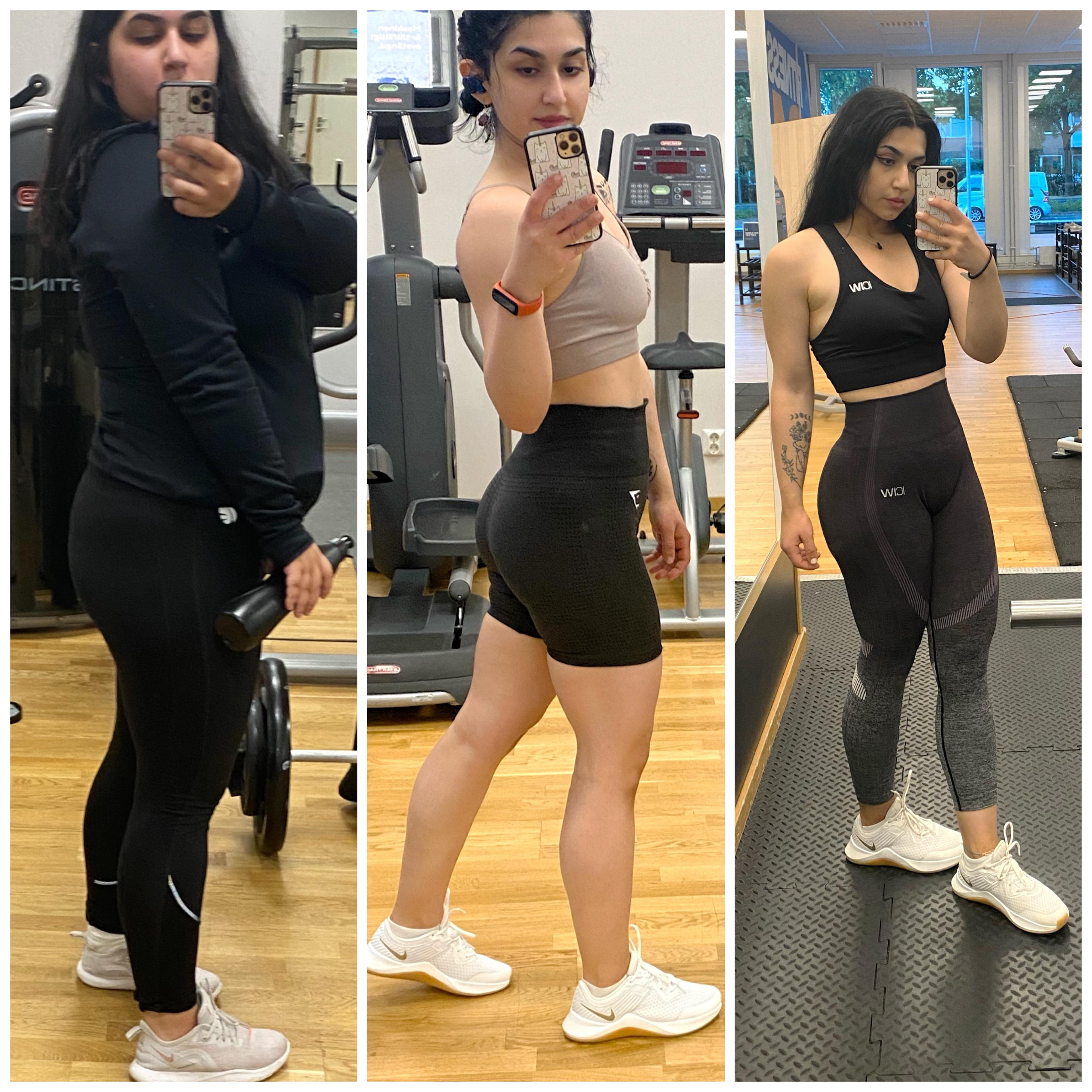 5'2 Female Before and After 63 lbs Fat Loss 186 lbs to 123 lbs