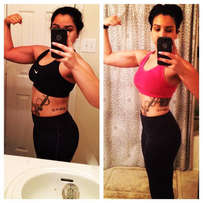 Progress Pics of 22 lbs Fat Loss 4 feet 11 Female 145 lbs to 123 lbs