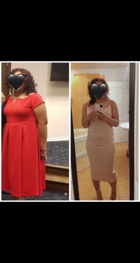 5 foot 3 Female 44 lbs Weight Loss 200 lbs to 156 lbs