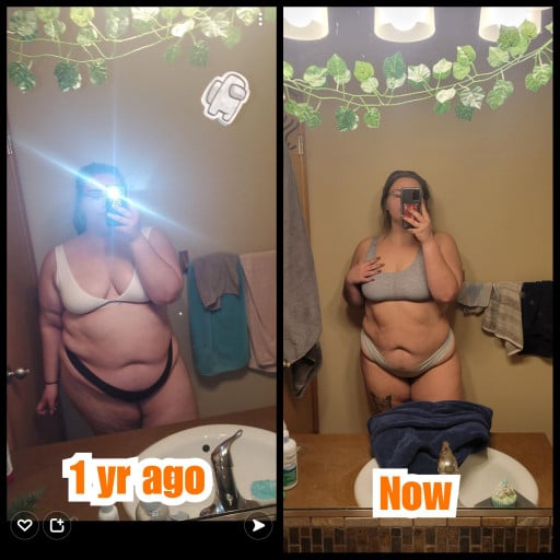 Progress Pics of 70 lbs Fat Loss 5'6 Female 348 lbs to 278 lbs Progress Pics of 70 lbs Fat Loss 5'6 Female 348 lbs to 278 lbs